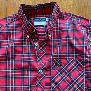 Fred Perry “Reissues” Classic Tartan in Size 36